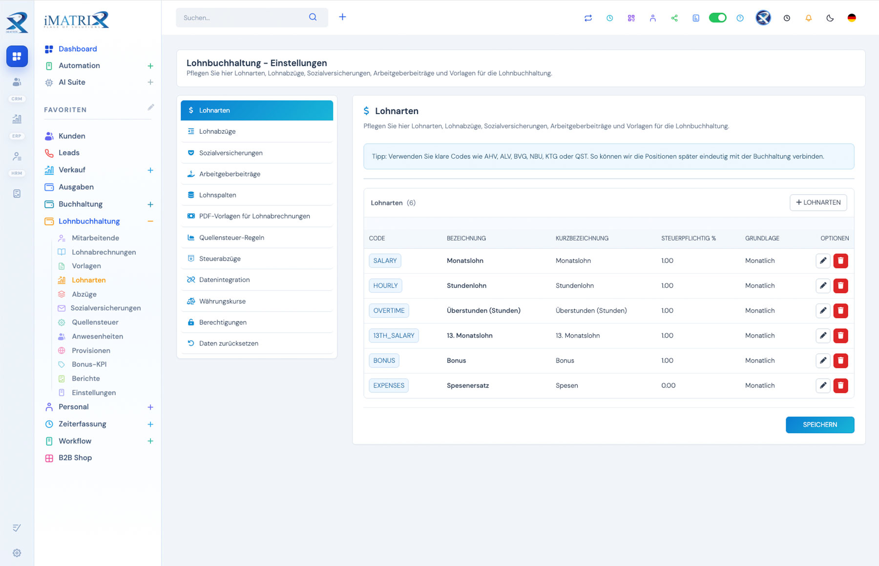 Lohn Dashboard